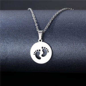 Ketting stainless steel: voetjes